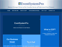 Tablet Screenshot of eventsystempro.com